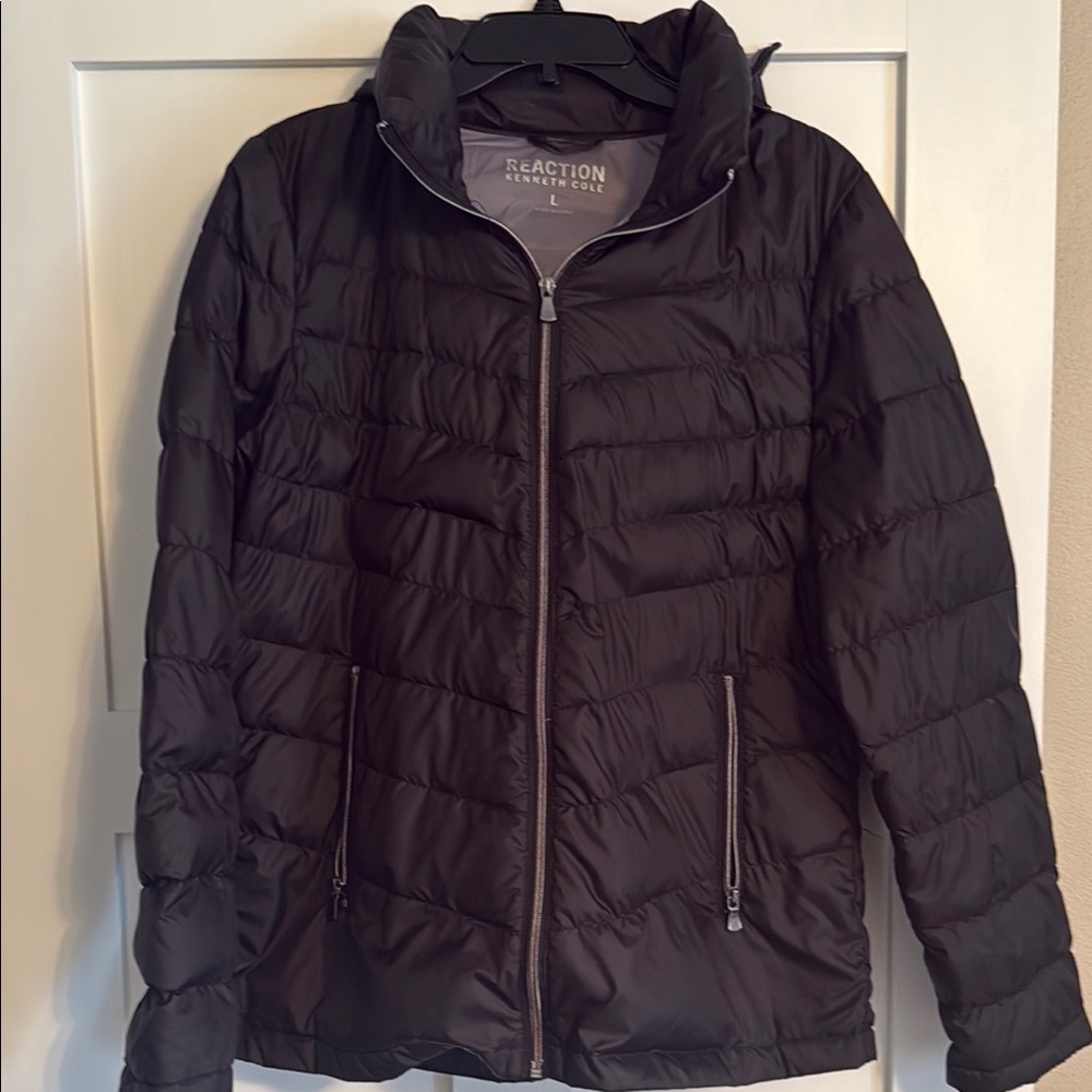 Kenneth Cole Reaction Women's Black Puffer Jacket